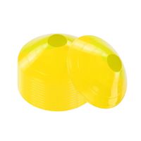 PLATOS PLATILLOS CONO TORTUGA PARA ENTRENAMIENTO – PACK X 12 UNIDADES AMARILLO