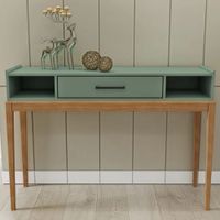Aparador Moderno Milano color Verde/Haya 1 cajón TU MESITA