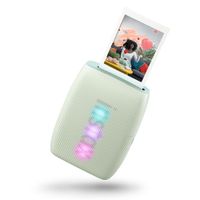 Impresora Fujifilm Instax mini Link 3 para smartphones, conexión bluetooth, recargable, tamaño de impresión 6.2 cm × 4.6 cm, verde