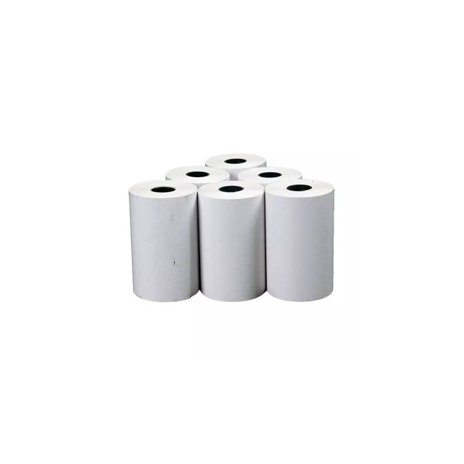 Caja 50 rollos 80x45 contómetro papel térmico 80x45mm 55gr