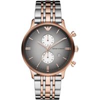 Reloj Emporio Armani Ar1721 Gold Rose and Silver Genuino Nuevo
