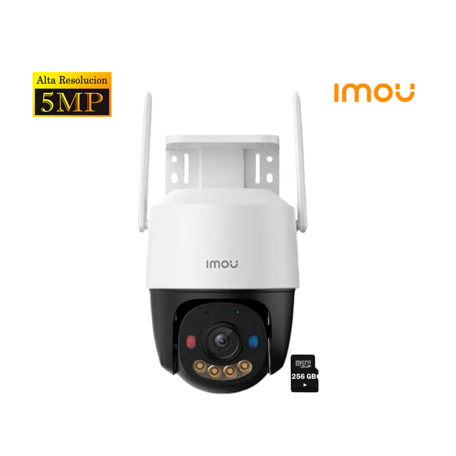 Cámara Seguridad IMOU CRUISER SC 5MP Visión Noche Luz disuasiva 256GB