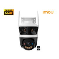 Cámara IMOU CRUISER TRIPLE 3+3+5MP Audio 2 vías Luz disuasiva 256GB