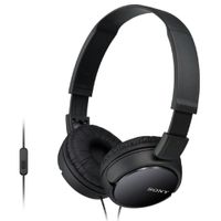 Audífonos Sony MDR-ZX110AP con Micrófono - Negro / Negro