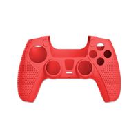 Protector De Silicona Para Mando PS5 Dualsense AKSW-181 Blanco-Rojo