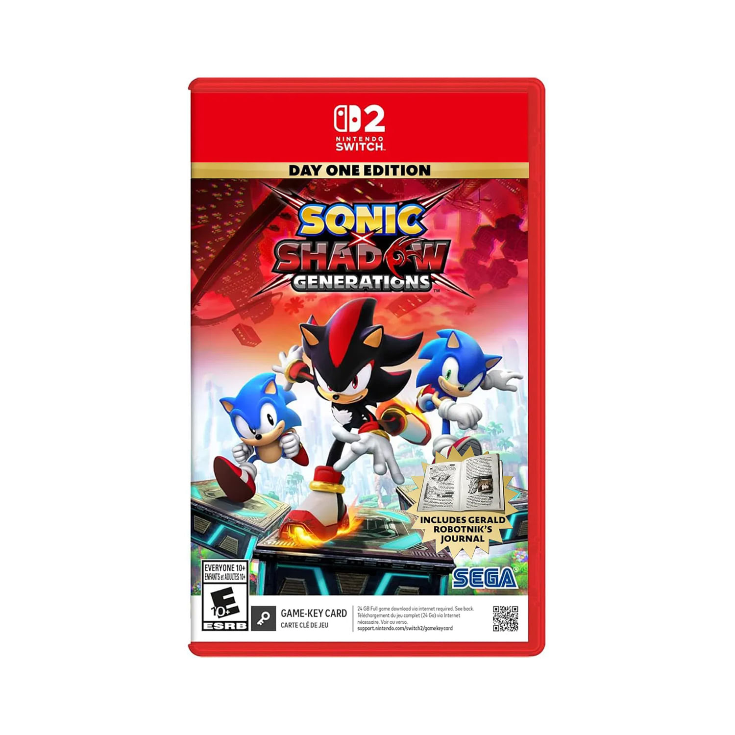 Sonic X Shadows Generation Edicion Day One Nintendo Switch 2 Latam