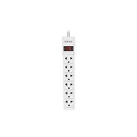 Regleta Forza PS-001W 110/220V 6-Univ NEMA Blanco