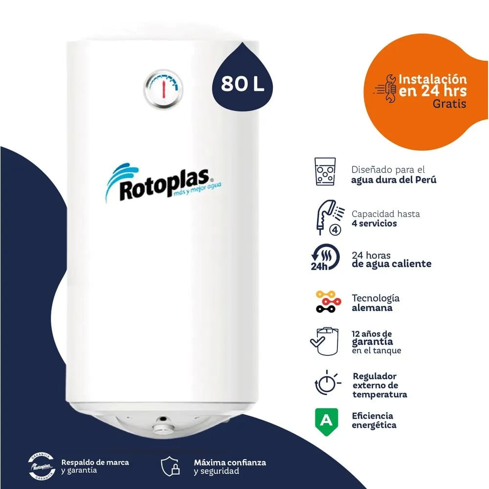 Terma Duraterma 80L Rotoplas - 500376