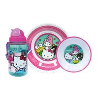 Vajilla Infantil Hello Kitty & Friends +Tomatodo Scool Melamine