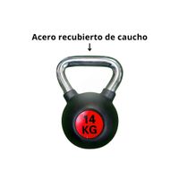 Pesa Rusa De Caucho 14KG Real Fitness