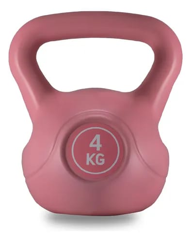 Pesa Rusa Kettlebell 4Kg Fitness Entrenamiento Fucsia