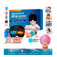 Gorro en Gel Para Alivio  de  Migraña Rosado