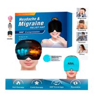 Gorro en Gel Para Alivio  de  Migraña Azul