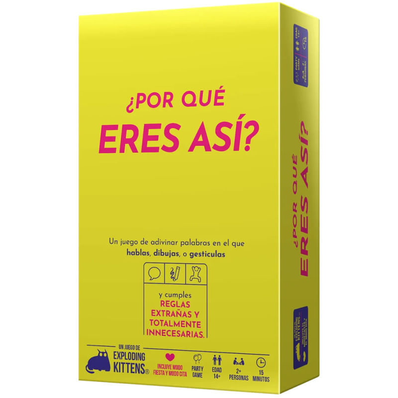 POR QUE ERES ASI? un juego de la editorial exploding kittens