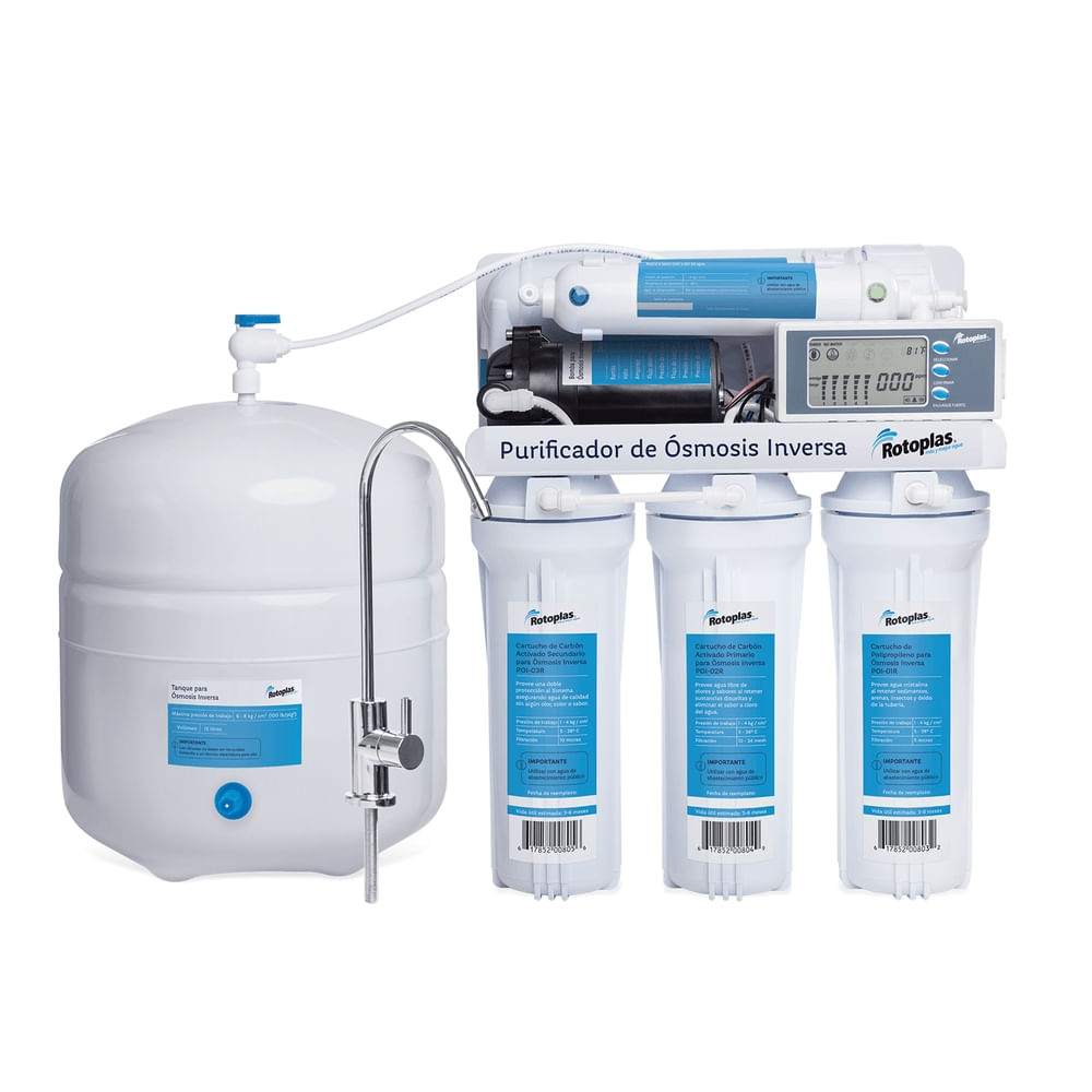 Sistema de osmosis inversa domestico Rotoplas - 300100