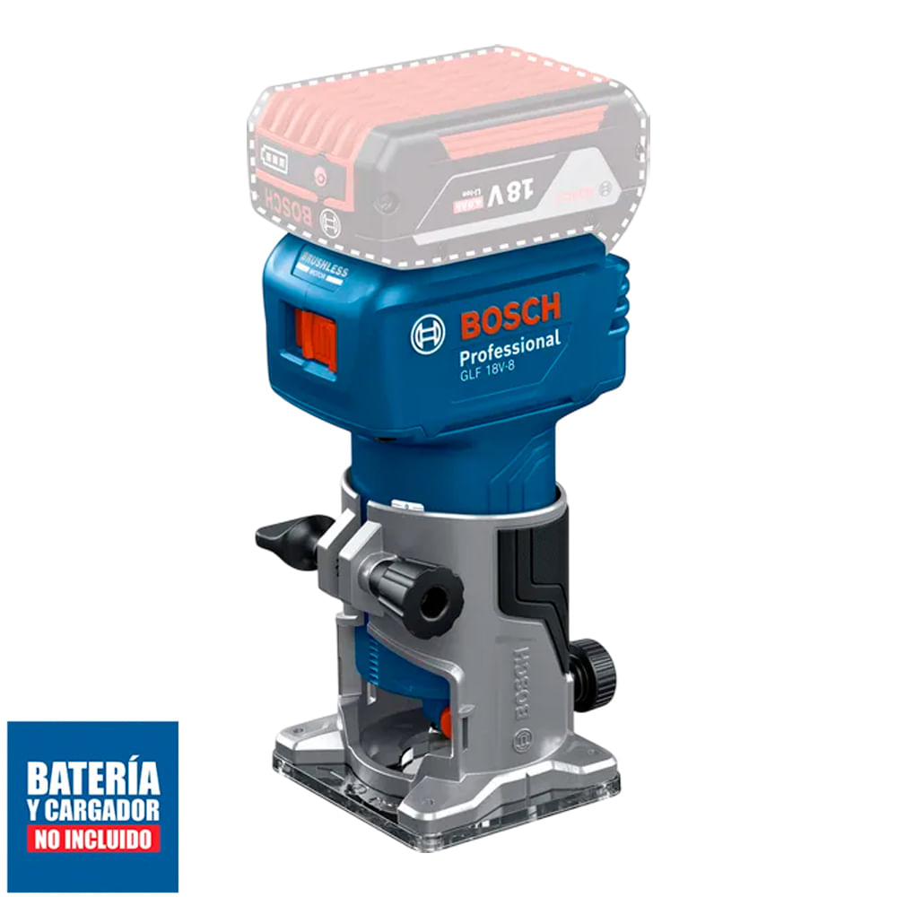 Fresadora de Mano Bosch GLF 18V-8 Sin batería
