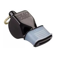 SILBATO PARA ÁRBITRO FOX-40 CLASSIC CMG CON CORDÓN NEGRO