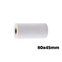 10 rollos papel contometro térmico 80x45mm Tickets 55g 80x45mm