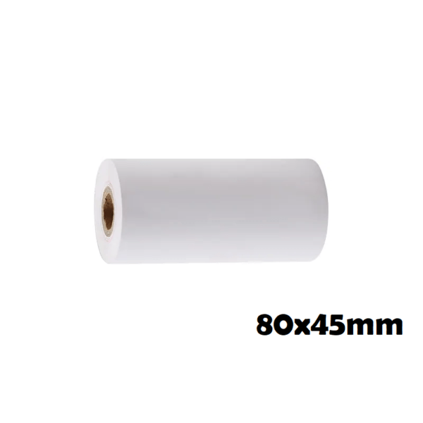 10 rollos papel contometro térmico 80x45mm Tickets 55g 80x45mm
