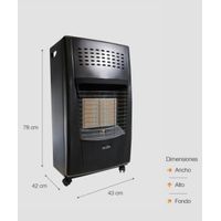 Estufa a Gas Infrarroja Sole GLP 4200W p-altura ESOLG003 - OFERTA