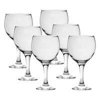 Copa Gin 600ml Nadir Vidrio Resistente, Versátil Set 6 Copas