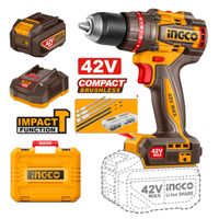 Taladro Percutor 42v 69nm + Batería y Cargador Ingco