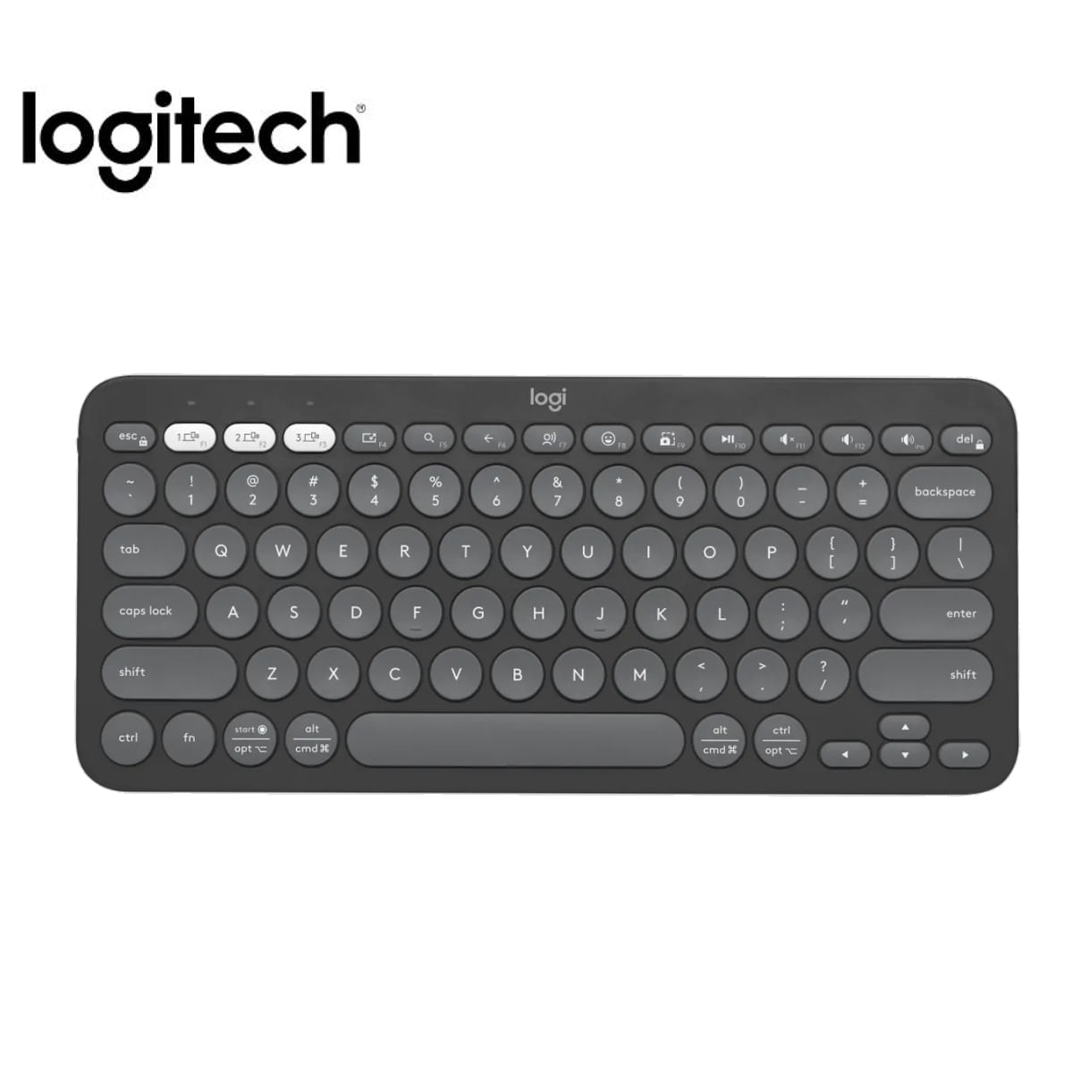 Teclado Logitech Pebble 2 K380s Negro