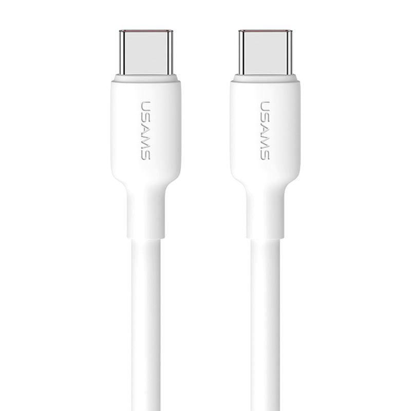 Cable celular carga rápida Type-C a Type-C PD100w 1m Bla U84