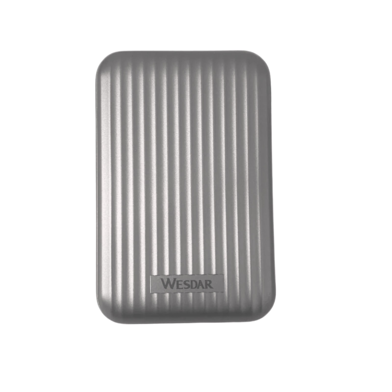 Wesdar - Power Bank Inalámbrico y magnético 5000mah PD/QC 15W - Plateado