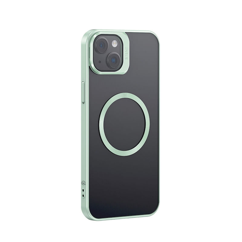Case Magsafe para iPhone 15 Plus 6.7"" Trans/Verde