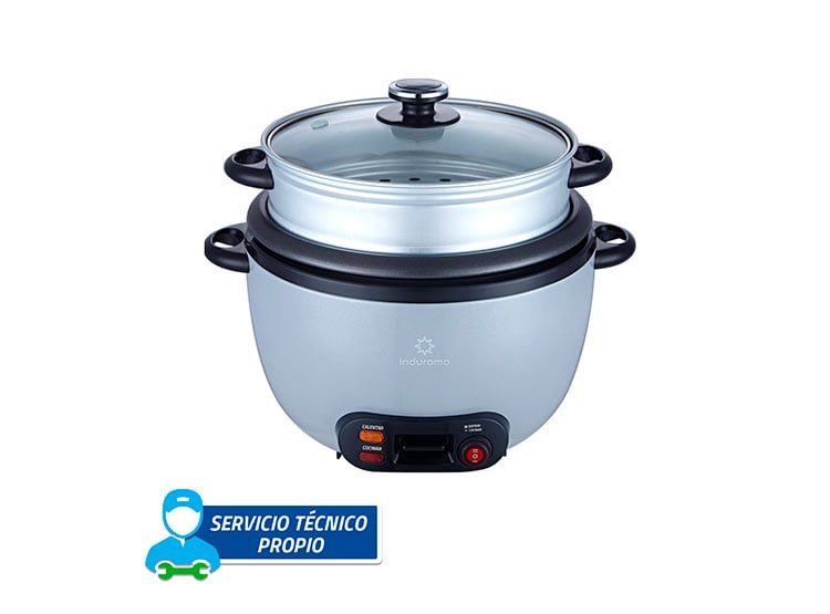 Olla Arrocera con Vaporera Indurama 1.8L OAI-GR18 Gris - OFERTA!