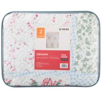 Cubrecama VIVA HOME Patchwork Dis3 2P