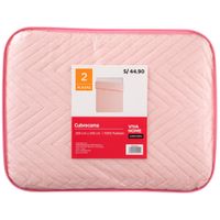 Cubrecama VIVA HOME Rosado Flower 2P