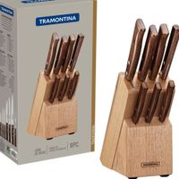 Juego de Cuchillos Tramontina Tradicional Soporte 08 Piezas - MEGA IMPORT