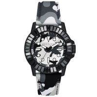 Reloj Armani Exchange AX1856 Para Hombre Acero Inoxidable Correa De Cuero y Nylon Camuflado
