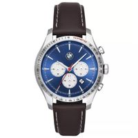 Reloj Bmw BMW7000 Acero Inoxidable Correa De Cuero Marrón