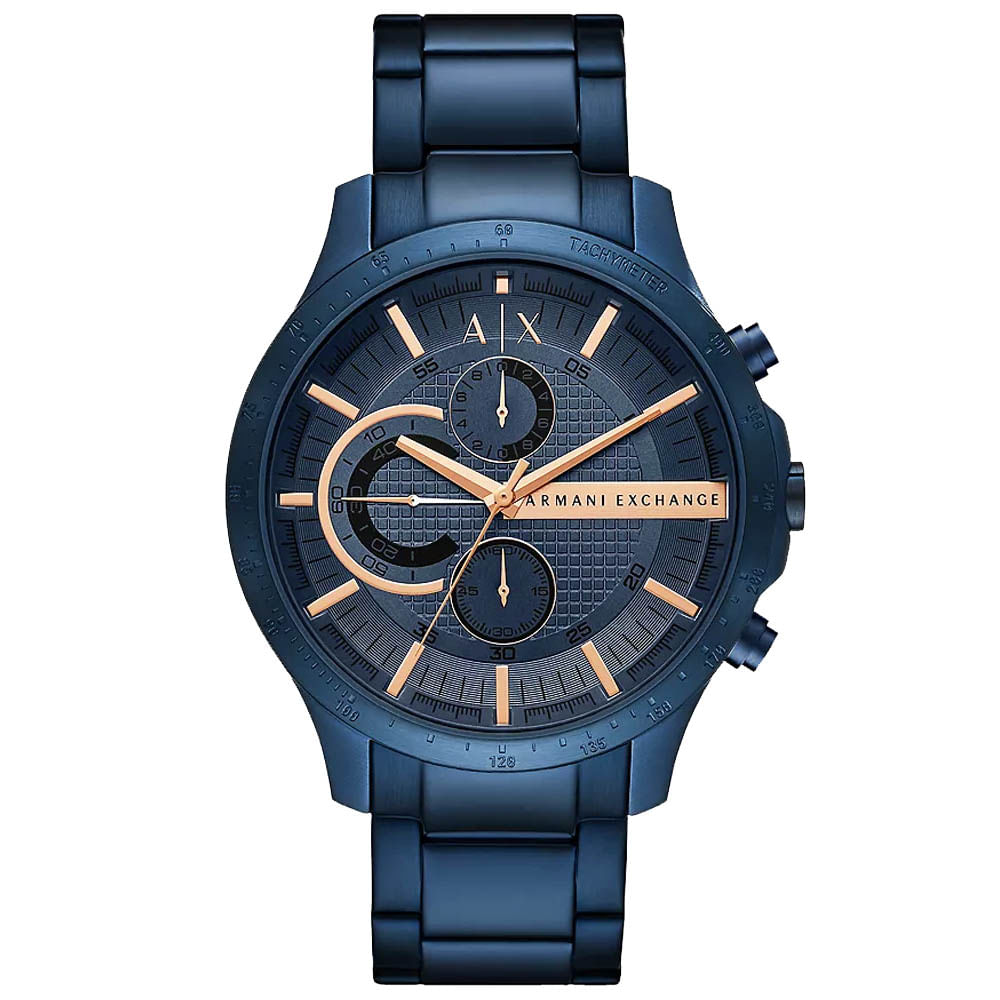 Reloj Armani Exchange Hampton AX2430 Para Hombre Cronómetro Azul