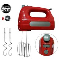 Batidora de Mano 400 Watts 6 Velocidades HM9105E Rojo
