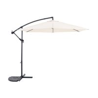 Sombrilla de terraza Lateral Hexagonal 290cm Blanco
