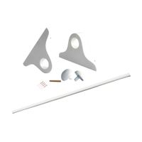Pack cortinero de madera de 1.50m Blanco Orange