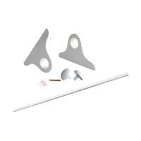Pack cortinero de madera de 2.00m Blanco Orange