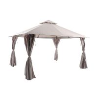 Pérgola de Metal Taupe 300x400cm