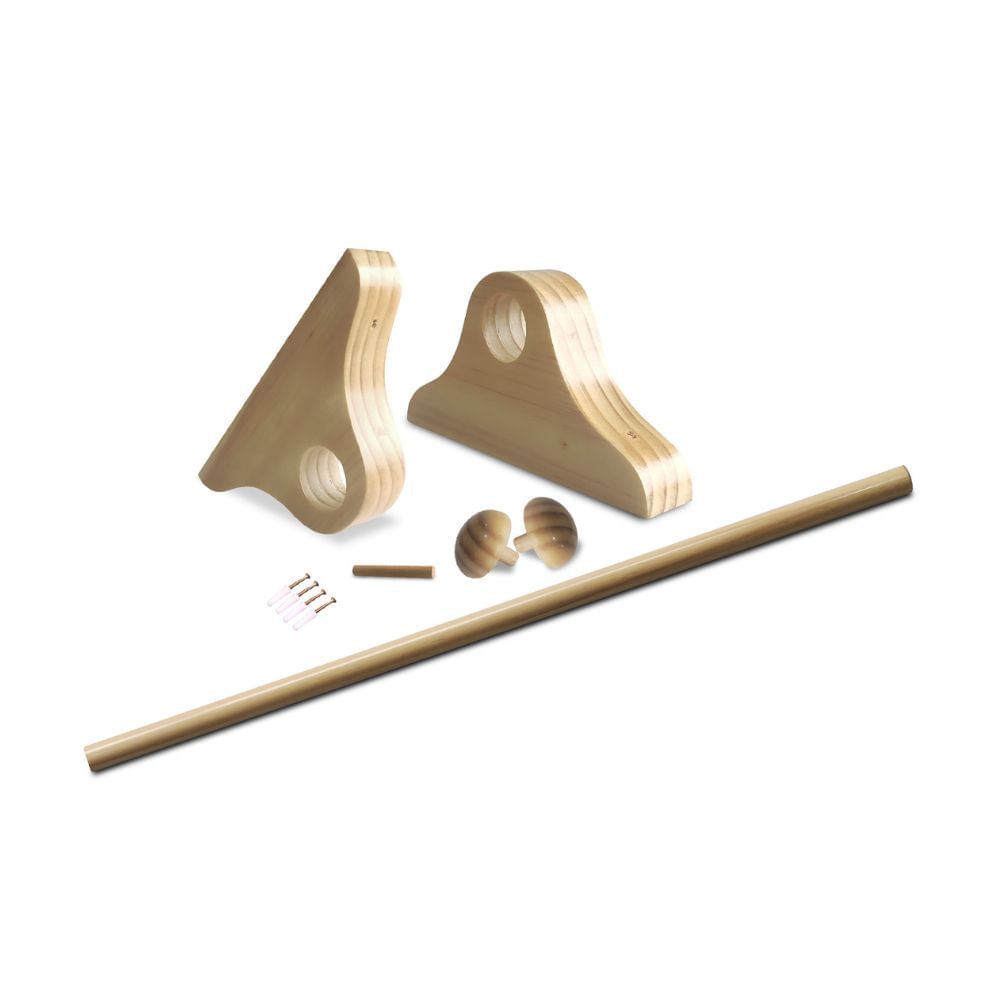 Pack cortinero de madera de 1.50m Pino Orange