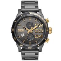 Reloj Diesel Double Down DZ4614 Para Hombre Cronómetro Acero Inoxidable