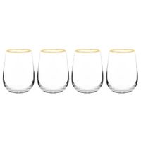 Set X4 Vasos Golden