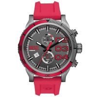 Reloj Diesel Double Down DZ4613 Para Hombre Cronómetro Rojo