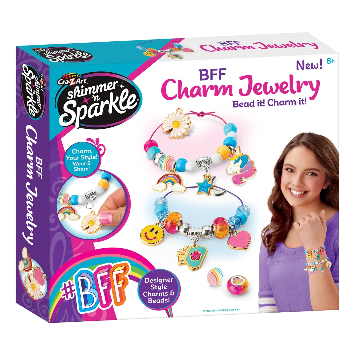 Set De Pulseras Crazart Shimmer N' Sparkle Bff Charm Small