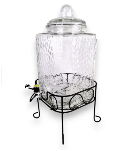 Dispensador De Vidrio Elegante Transparente