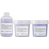 Shampoo 250ml + Acondicionador + Mascarilla Davines Love Smoothing
