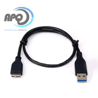Cable USB 3.0 Macho A Micro B Para Disco Duro Externo Hdd Negro